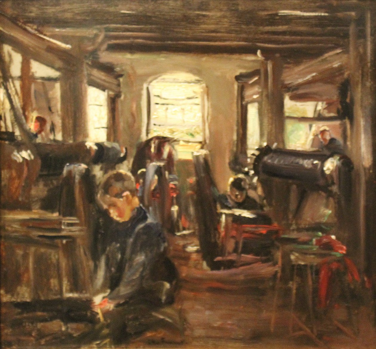 Weaving Mill in Laren by Max Liebermann