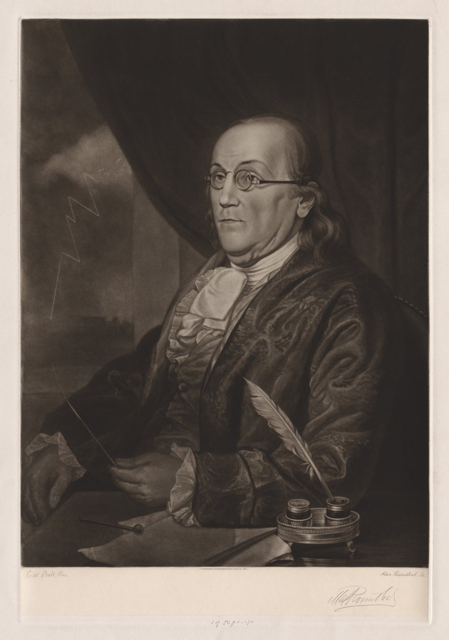 Benjamin Franklin, 1901 by Max Rosenthal