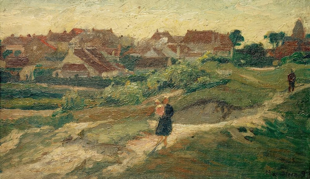 Dutch Village View by Max Stern