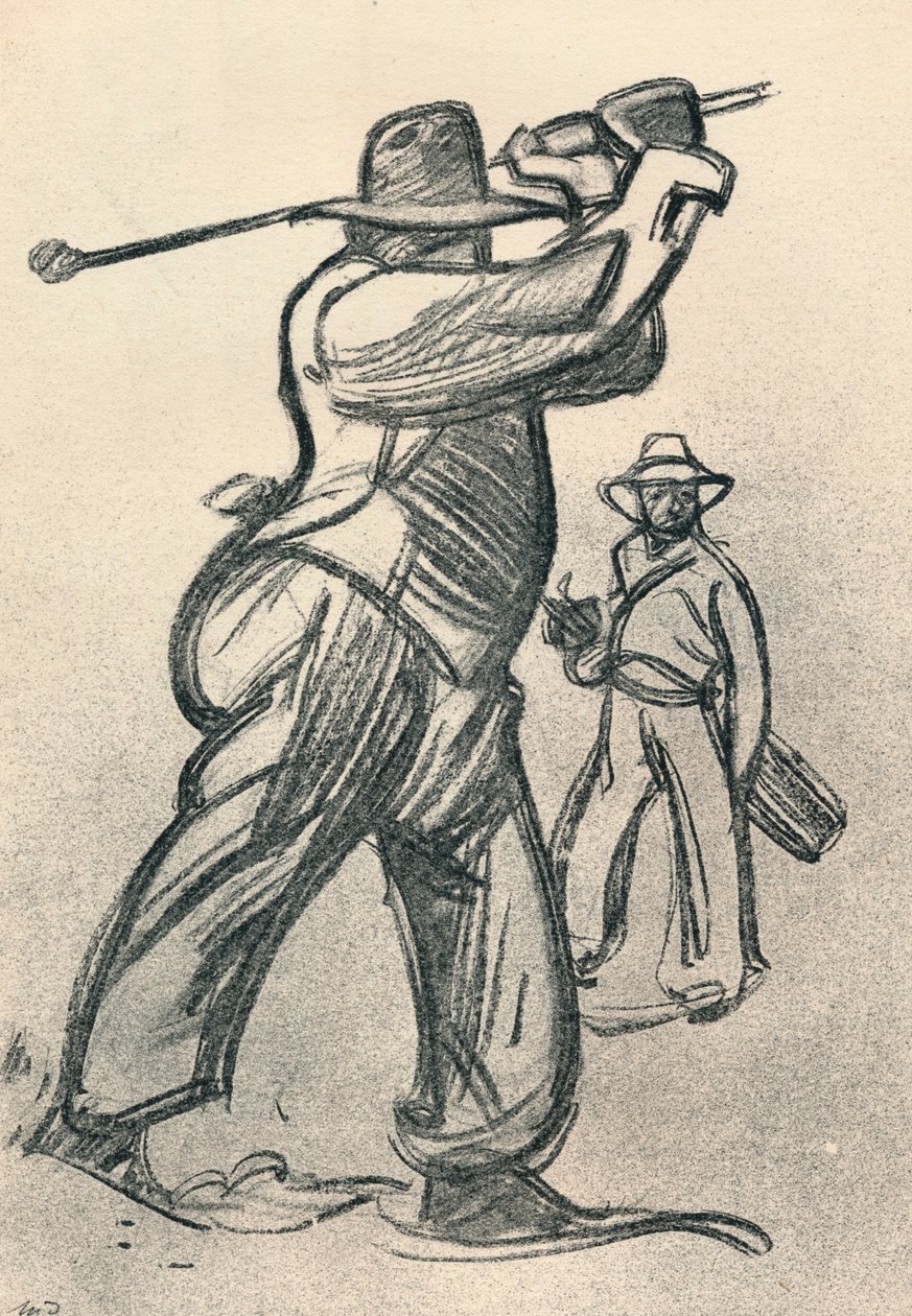 The Golfer, c1920, 1923 by Maxime Pierre Jules Dethomas