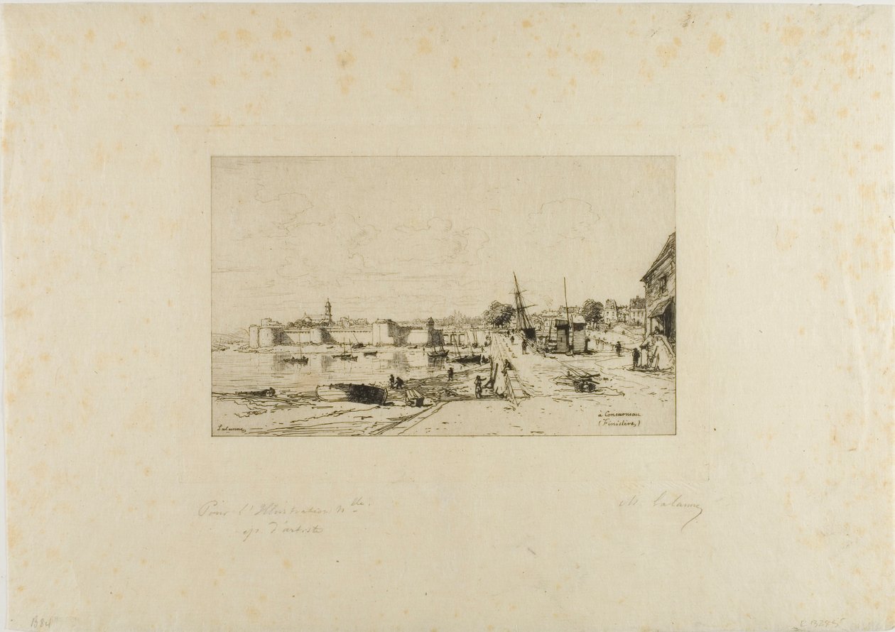 At Concarneau, Finistère by Maxime Lalanne