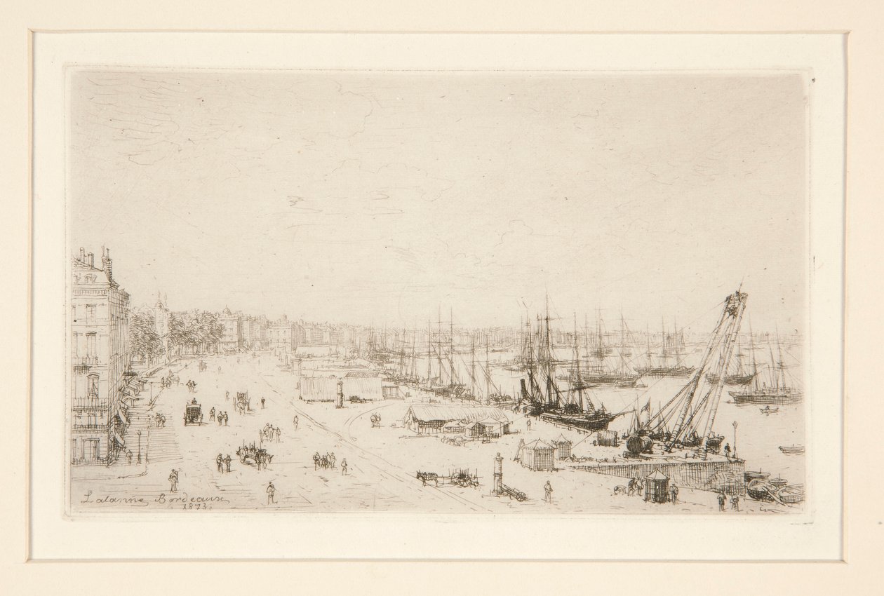 Bordeaux, Quai des Chartrons by Maxime Lalanne