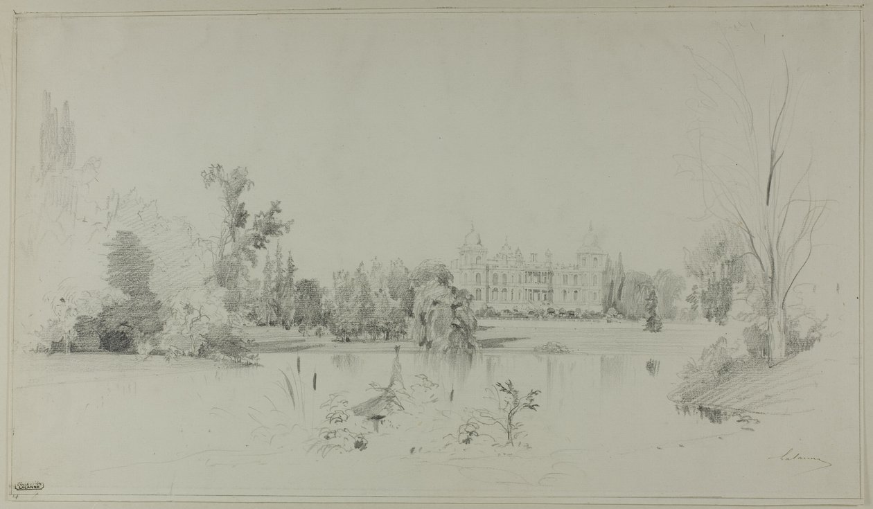 Park of M. de Rothschild at Ferrières by Maxime Lalanne