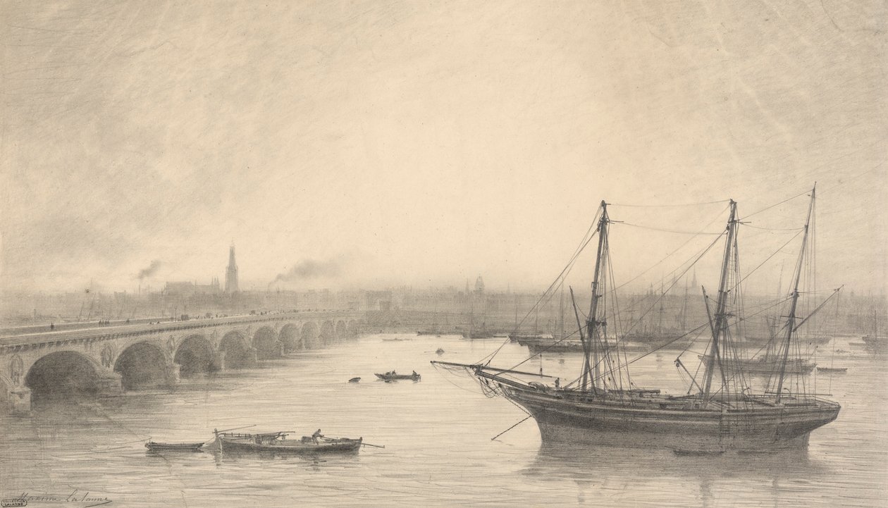 View of Bordeaux by Maxime Lalanne