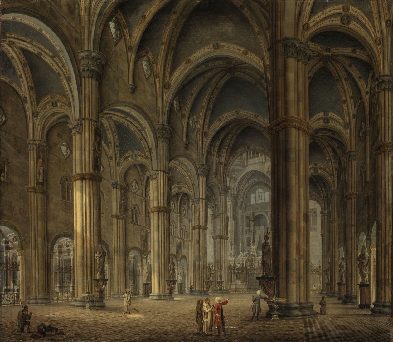 Interior of the Certosa di Pavia by Maximilien de Hase