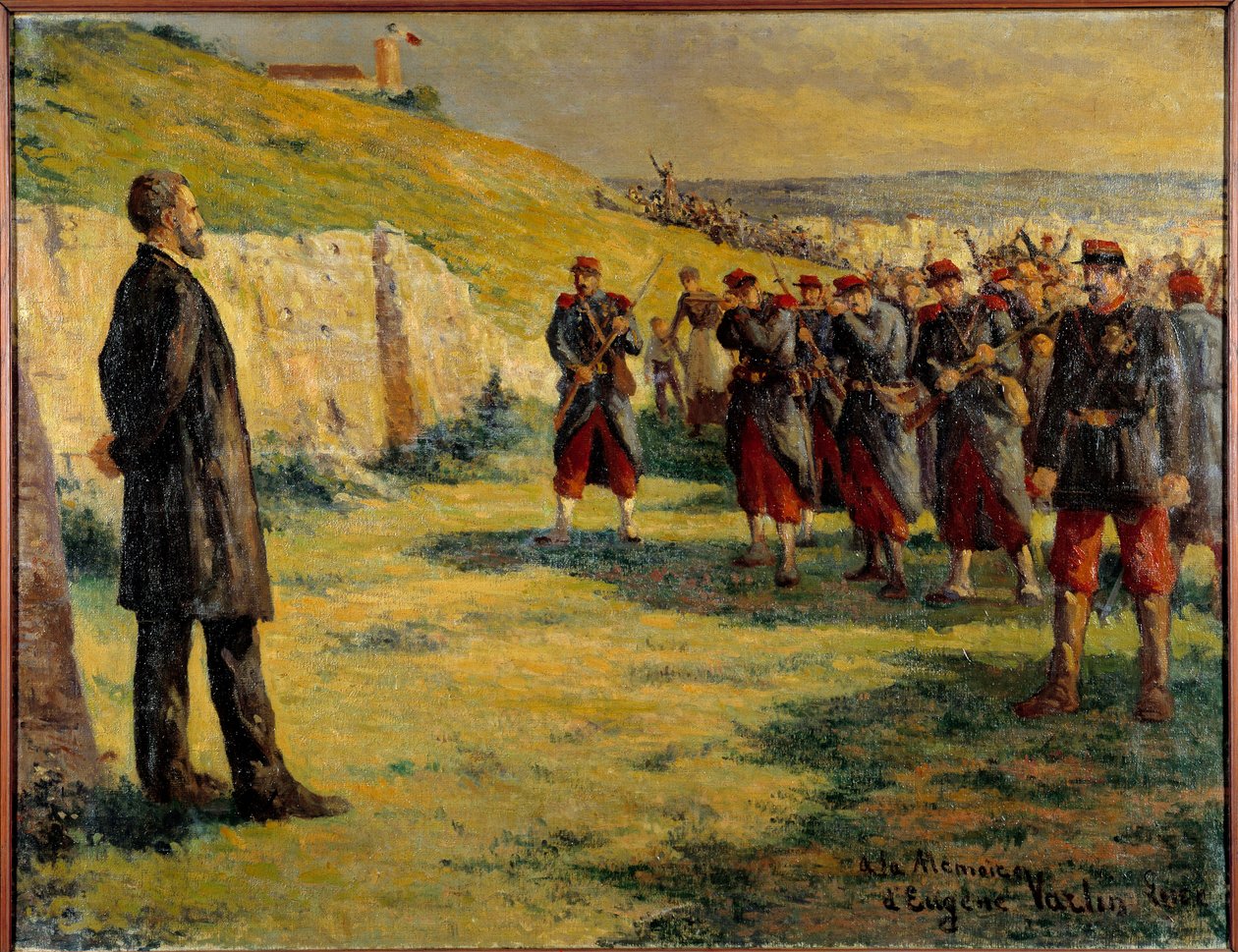 Commune de Paris: Death of Eugene Varlin by Maximilien Luce