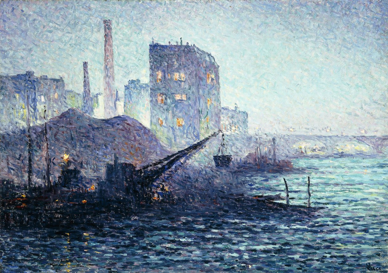 The Thames in London by Maximilien Luce