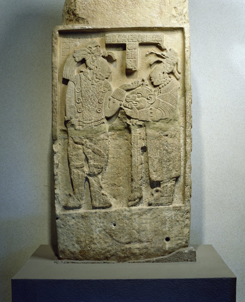 Lintel 24 from Yaxchilan, Chiapas, Mexico, Late Classic Period (600-900 AD) by Mayan
