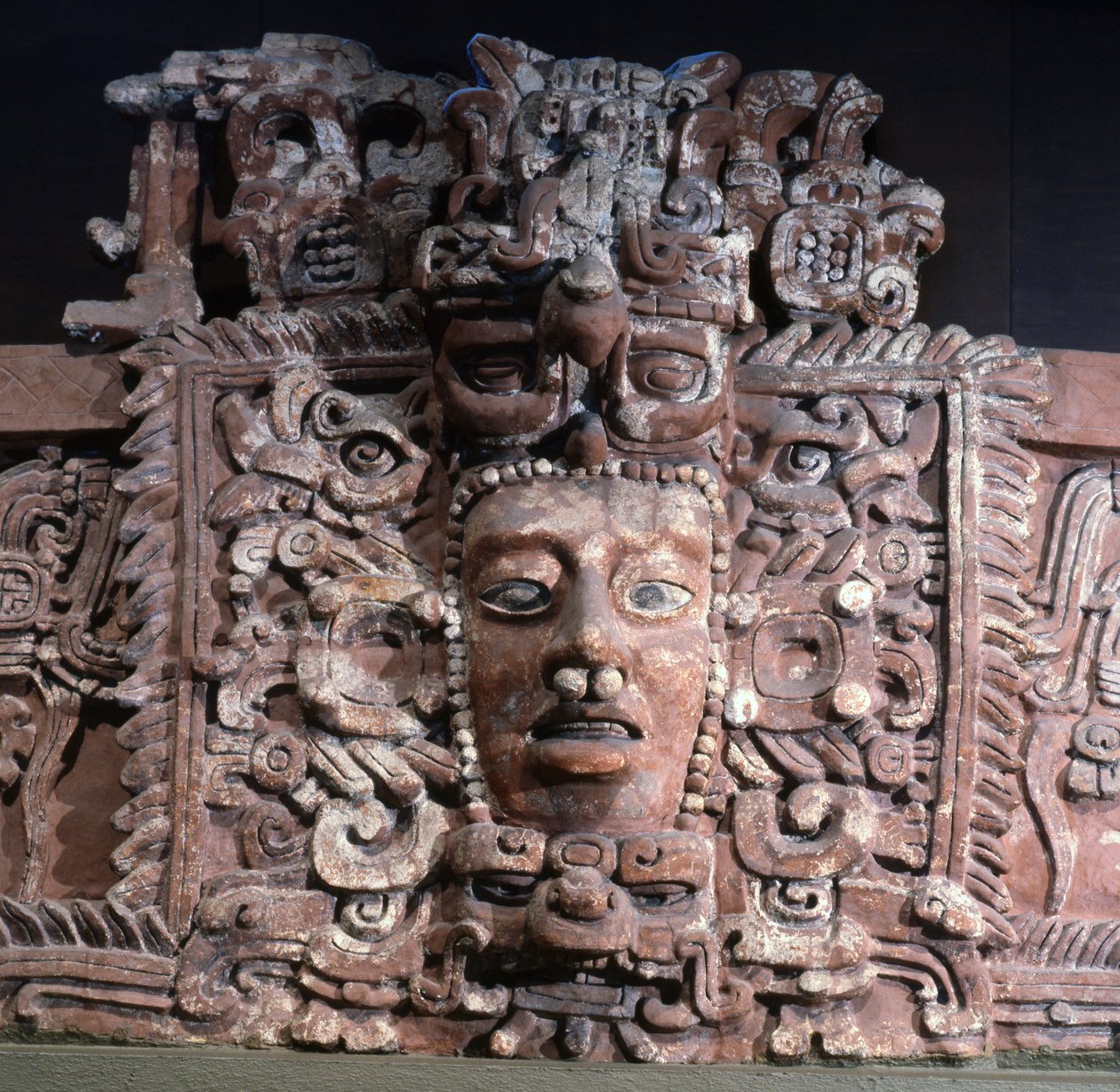 Mascaron, from Campeche State, Mexico, Early Classic Period by Mayan