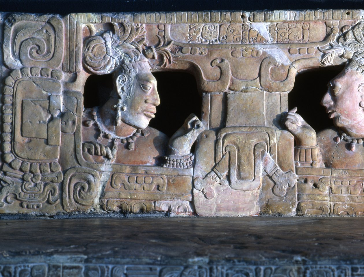 Throne 1 from Piedras Negras (detail) by Mayan