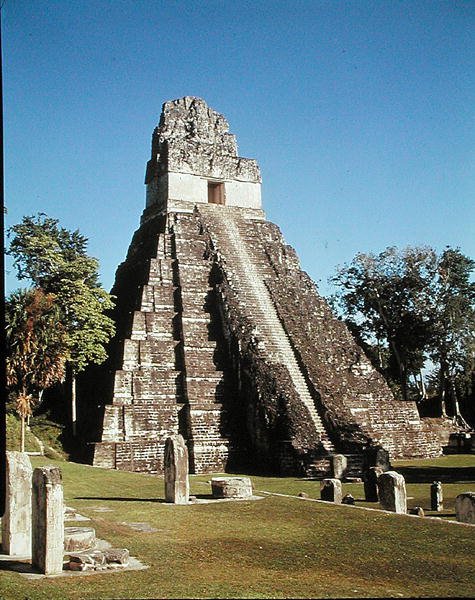 Temple of the Jaguar (Temple 1) by Mayan