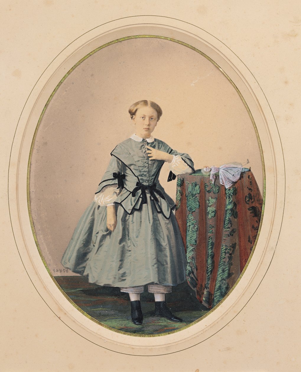 Portrait of Madeleine de Malaret, one of the Petites Filles Modeles of the Countess de Segur by Mayer Freres