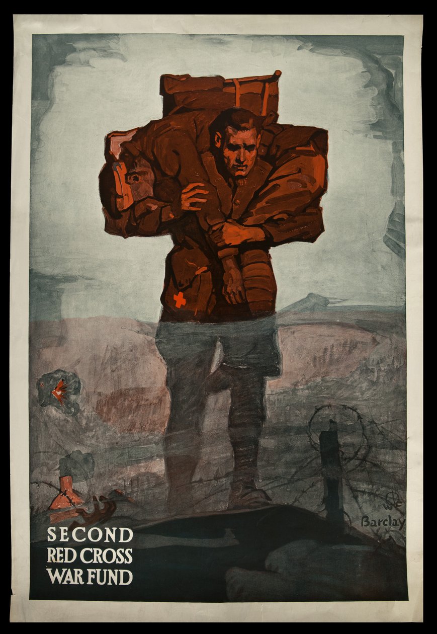 Second Red Cross War Fund, 1917-18 by McClelland Barclay