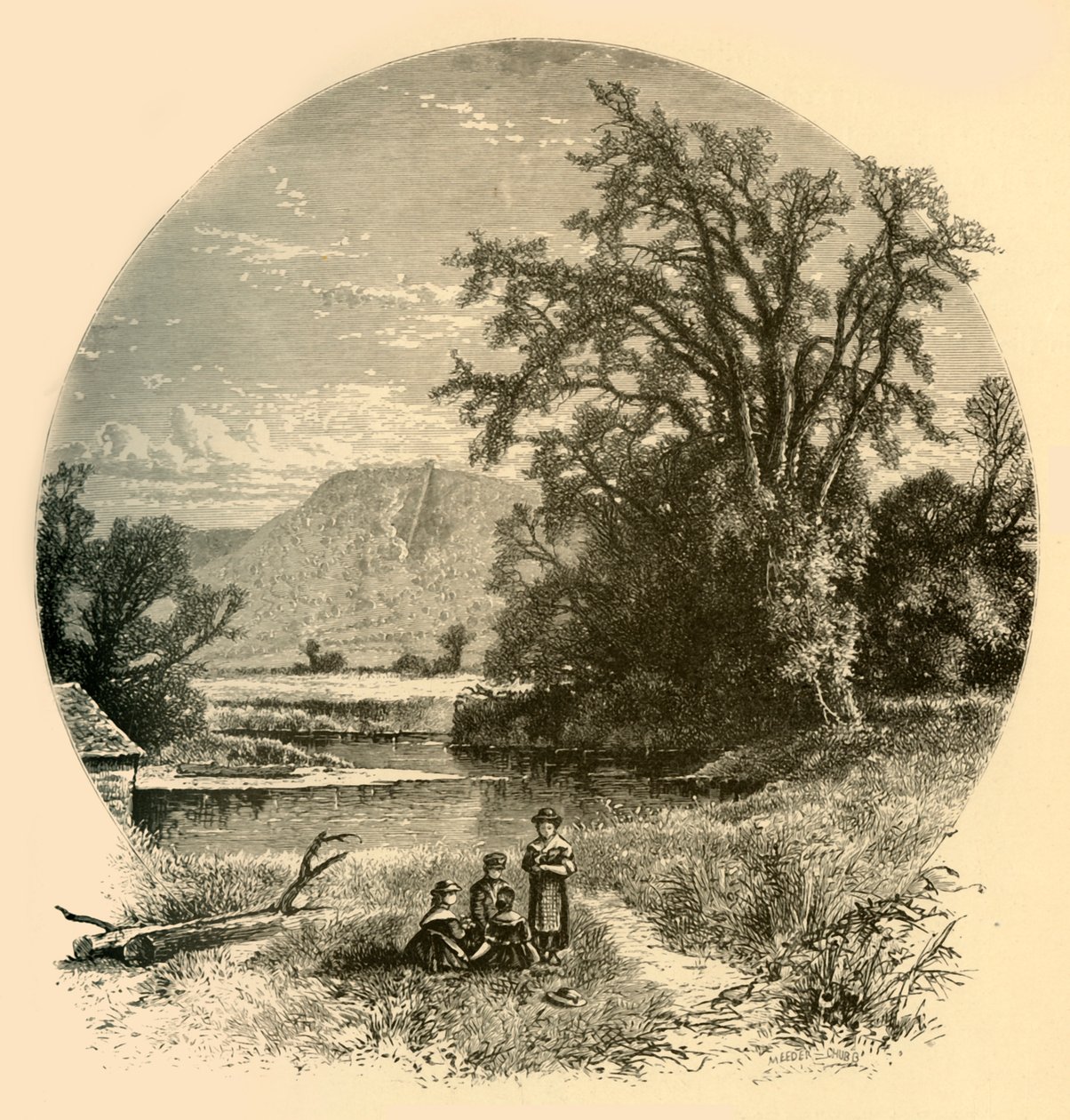 Northampton Meadows, 1874 by Meeder and Chubb