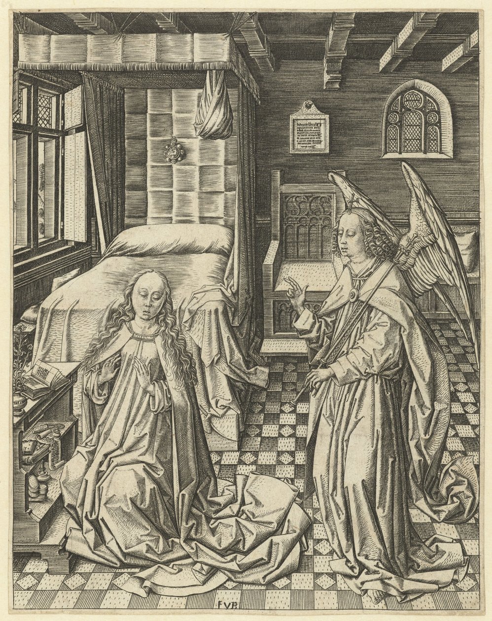 The Annunciation to Mary by Meester FVB