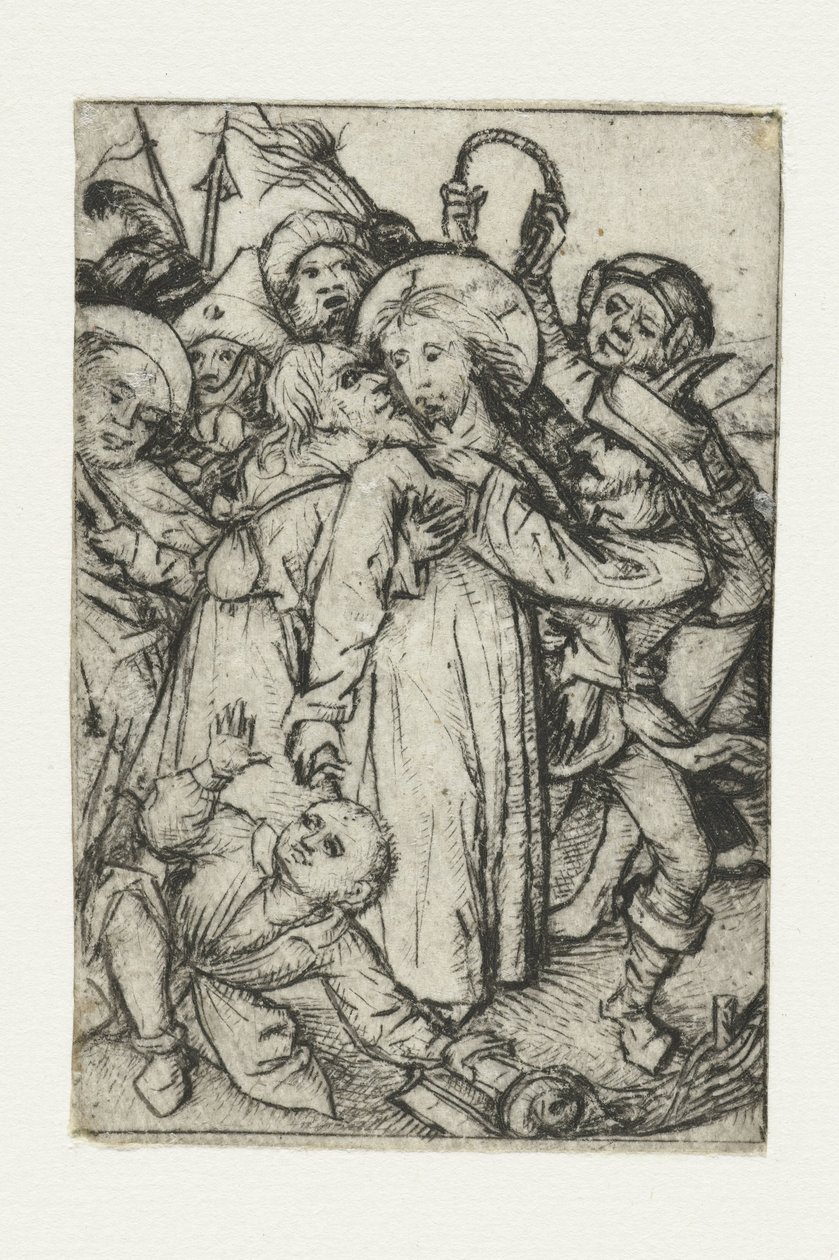 The Arrest of Christ by Meester van het Amsterdamse Kabinet