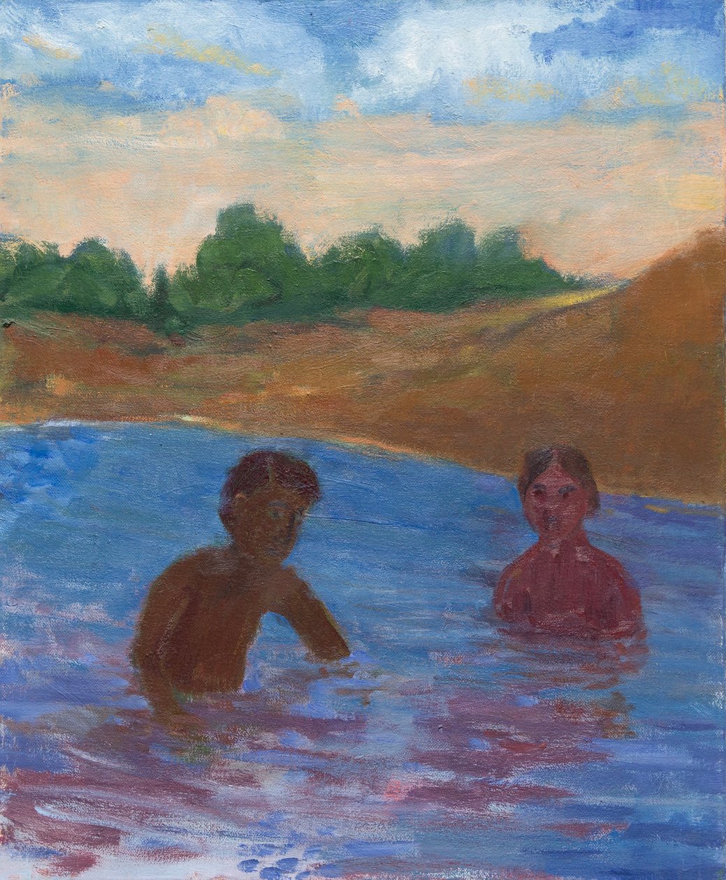 Evening Swim by Megan Williamson