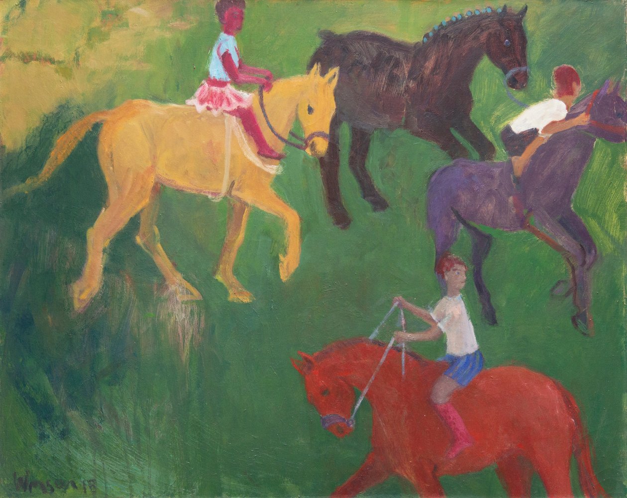 Four Horses by Megan Williamson