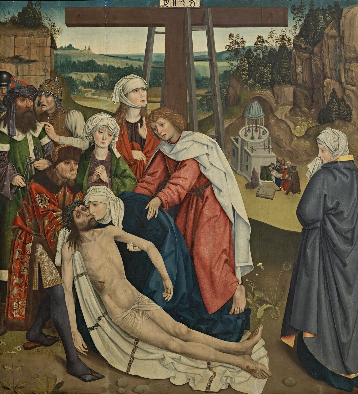 Lamentation of Christ by Meister des Schottenaltars