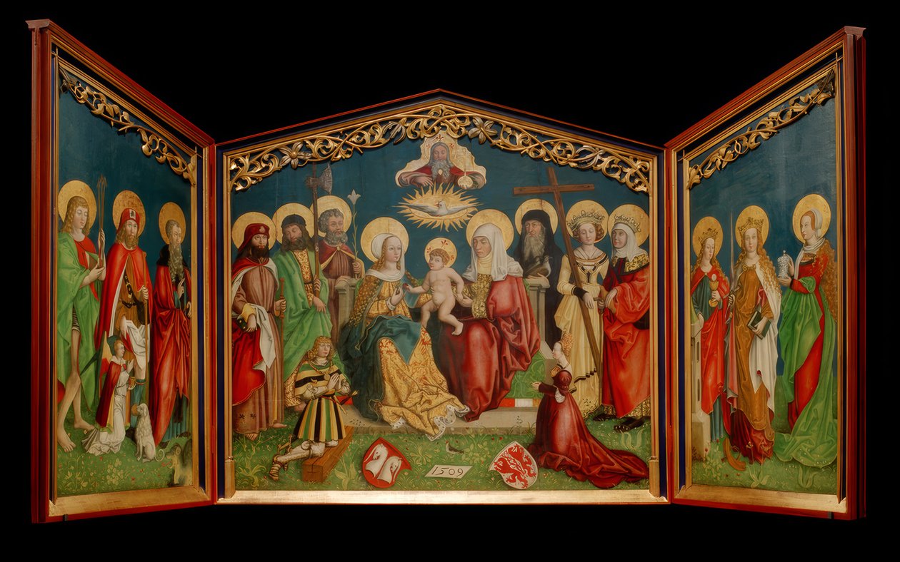 St. Anne Altar by Meister mit dem Stieglitz