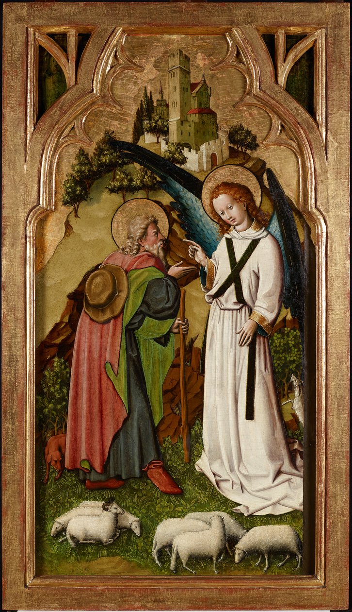 Message of the Angel to Joachim by Meister von Schloss Lichtenstein