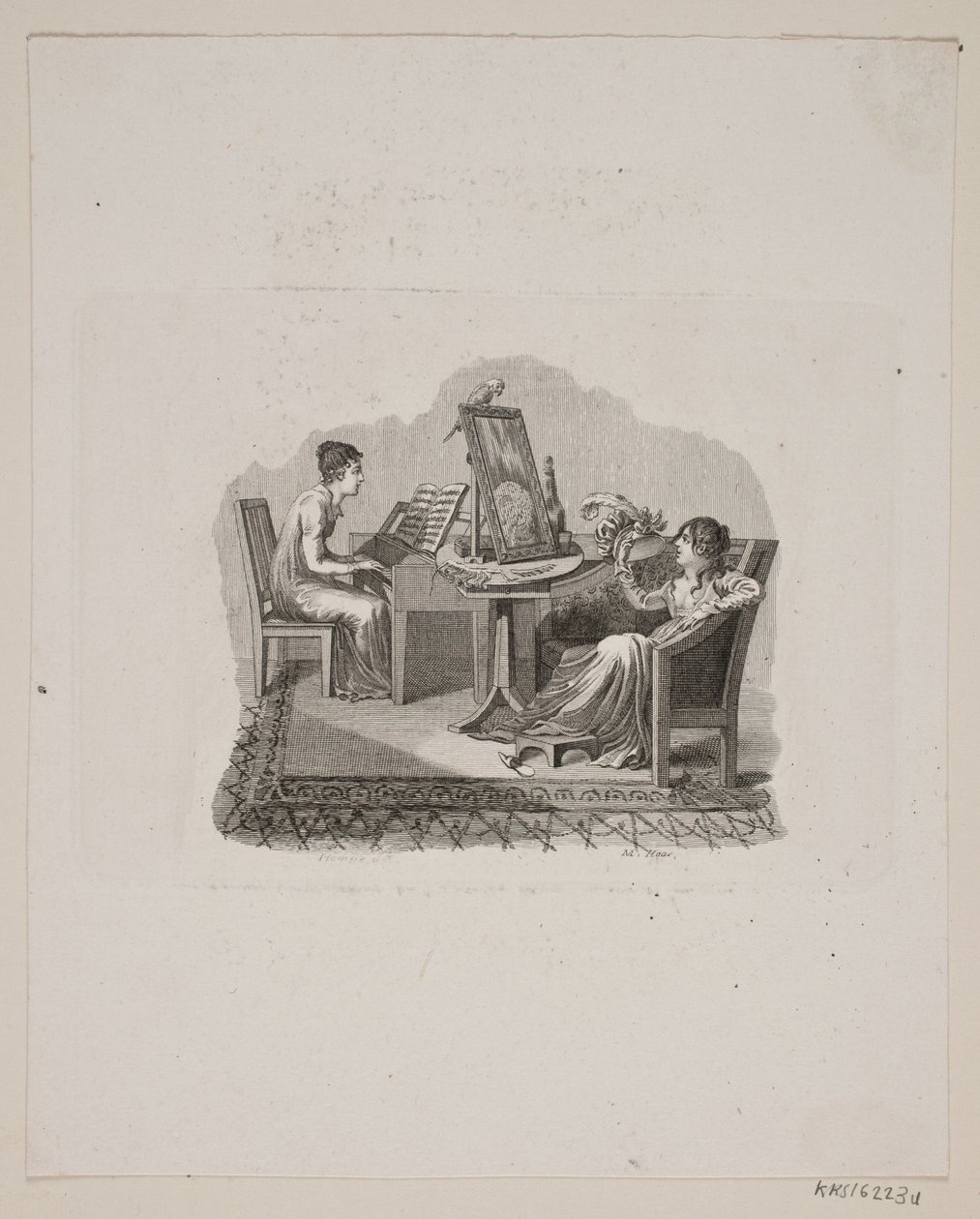 Scene with Two Women by Meno Haas