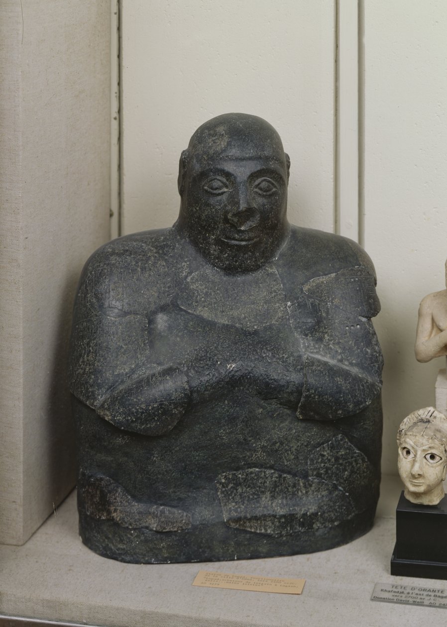 Lupad Bust, an Official of the City of Umma by Mesopotamian