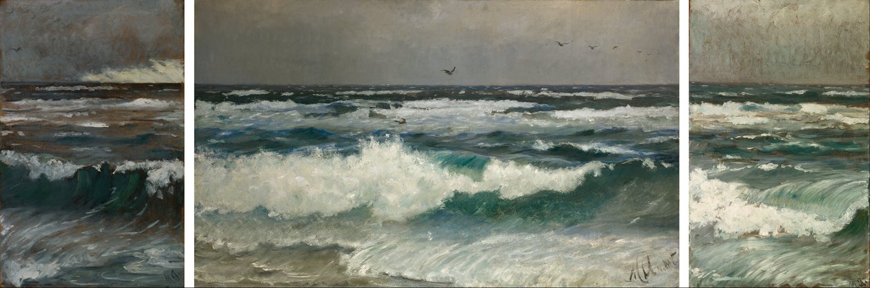 Breakers on the Coast by Michael Peter Ancher