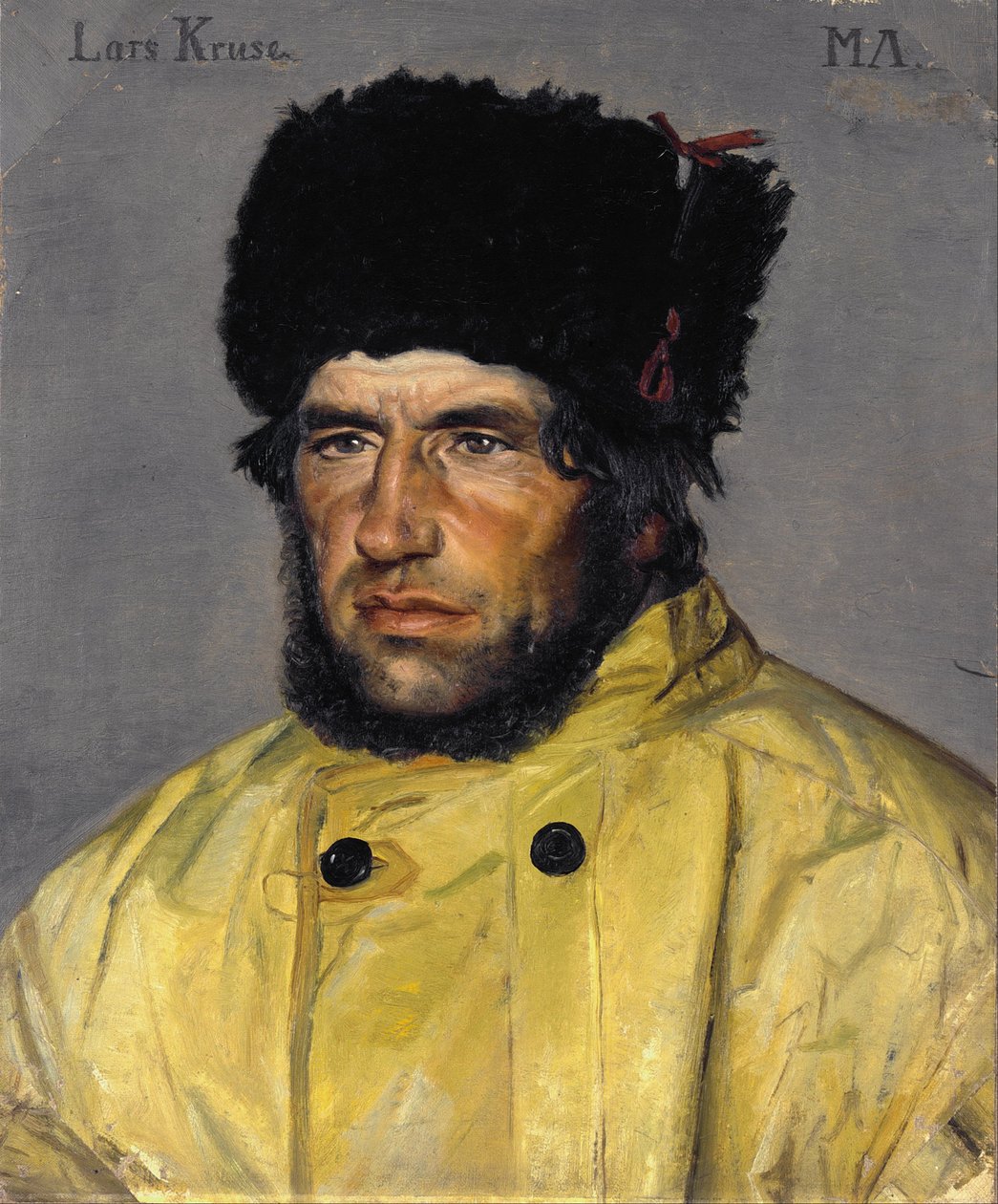 Chief Lifeboatman Lars Kruse by Michael Peter Ancher