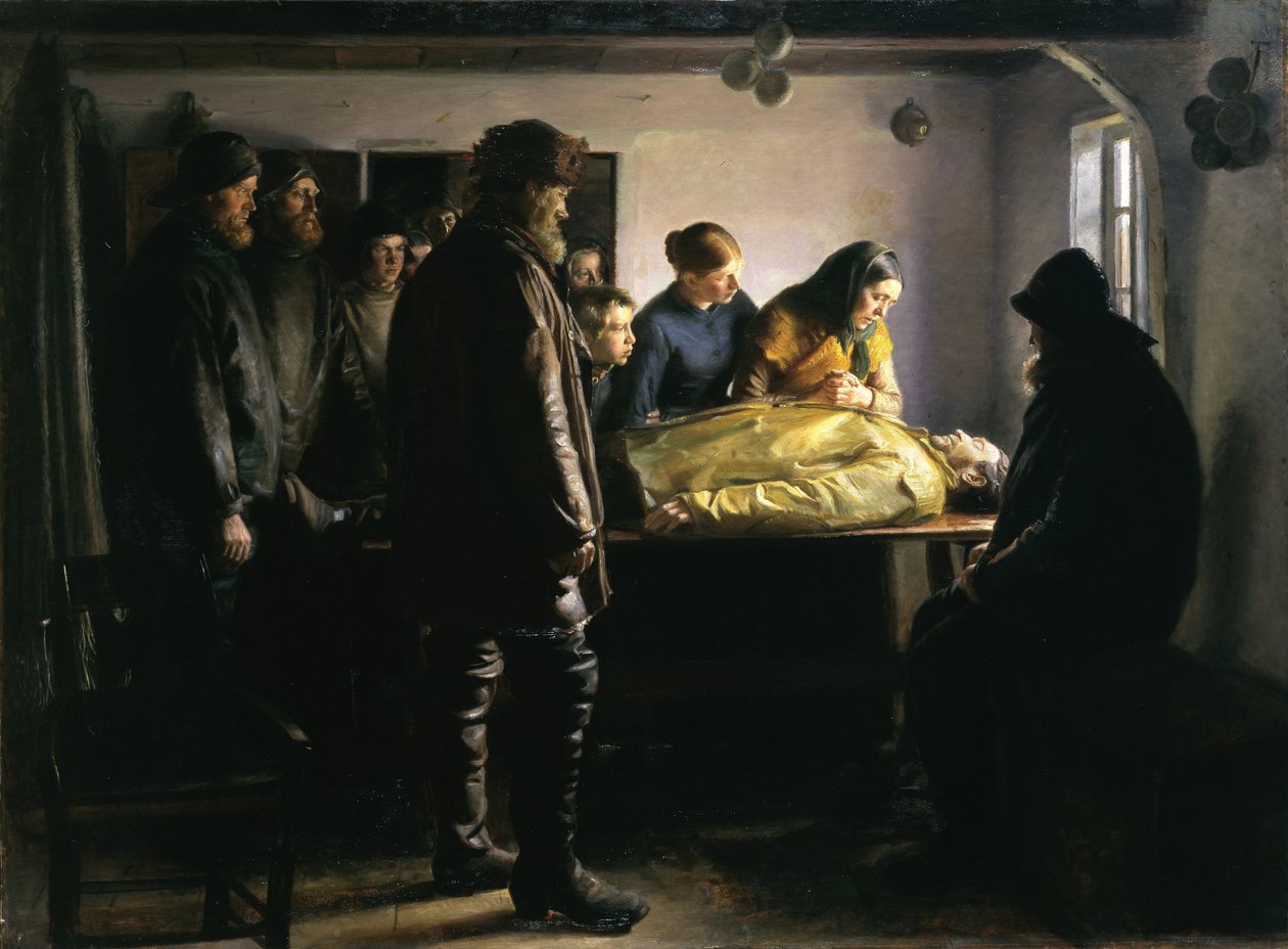 The Drowned Fisherman by Michael Peter Ancher