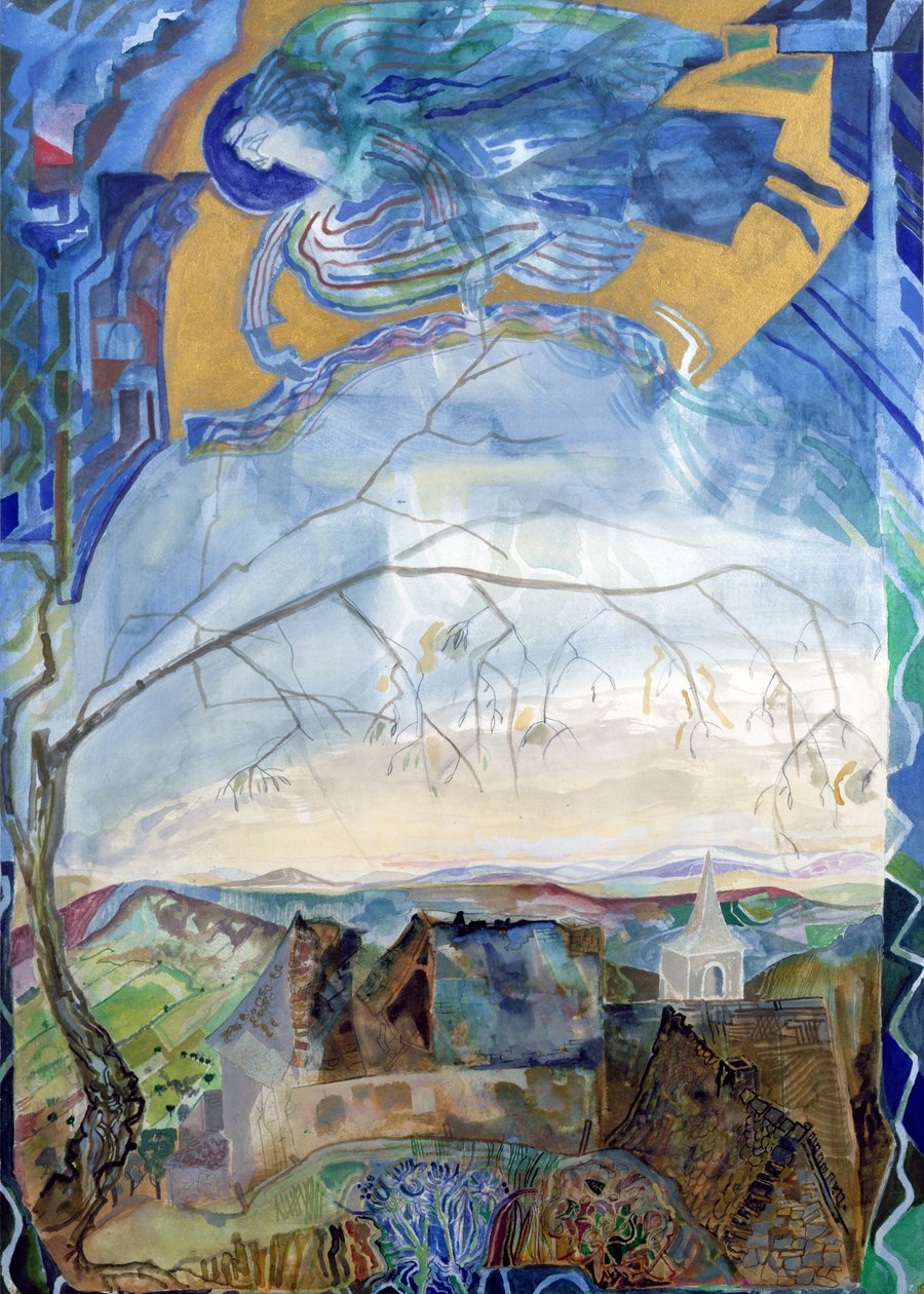 Angel over Le Besset by Michael Chase