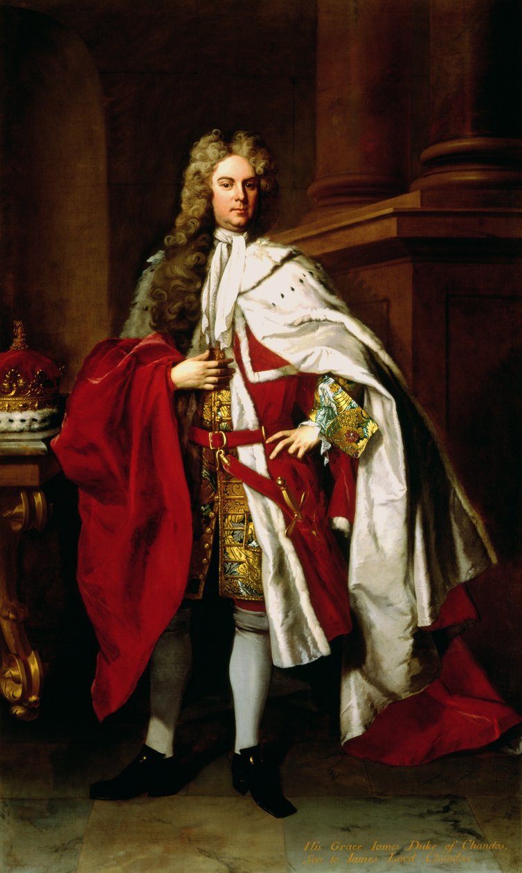 James Brydges (1673-1744) 1st Duke of Chandos by Michael Dahl