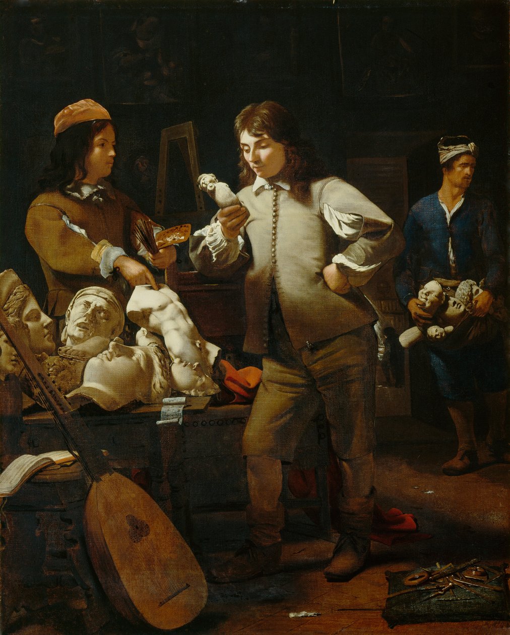 In the Studio by Michael Sweerts