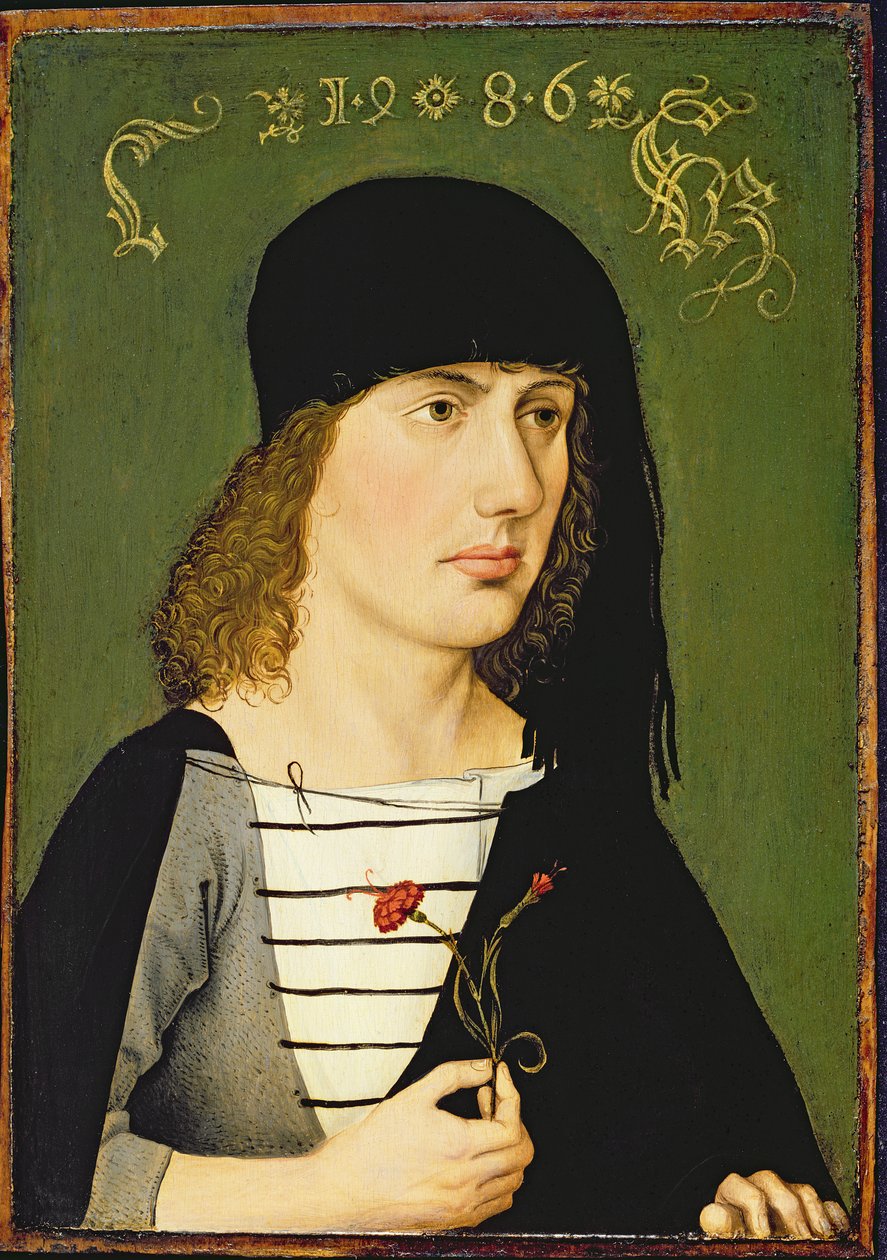 A Young Man, 1486 by Michael Wolgemut or Wolgemuth