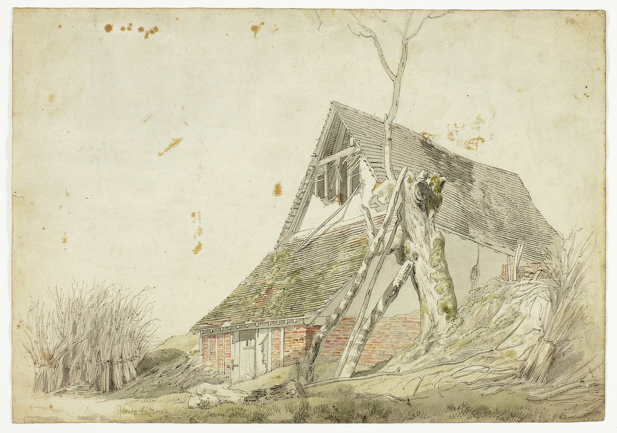 Farm House in Ruins by Michael Angelo Rooker