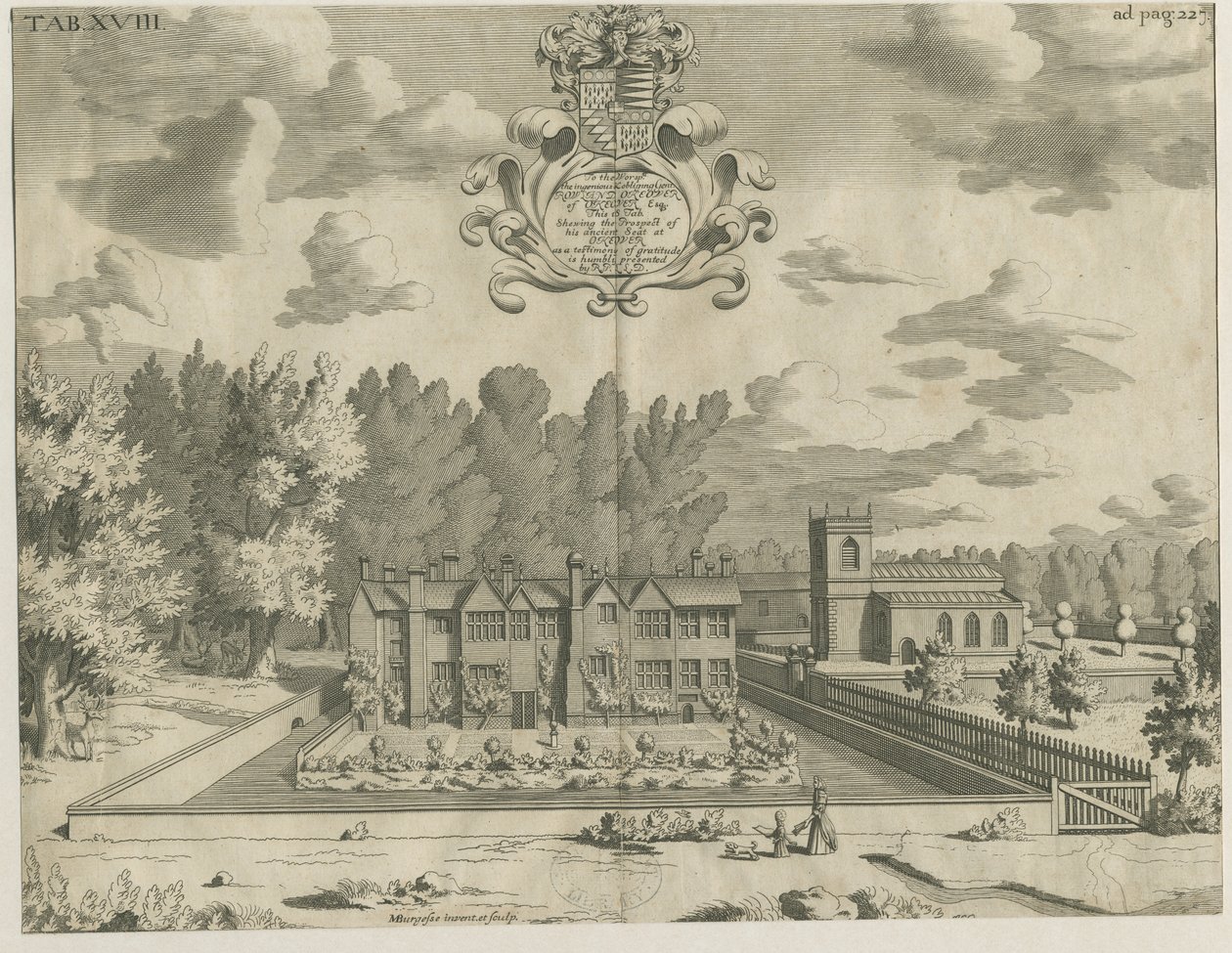 Okeover Hall by Michael Burghers