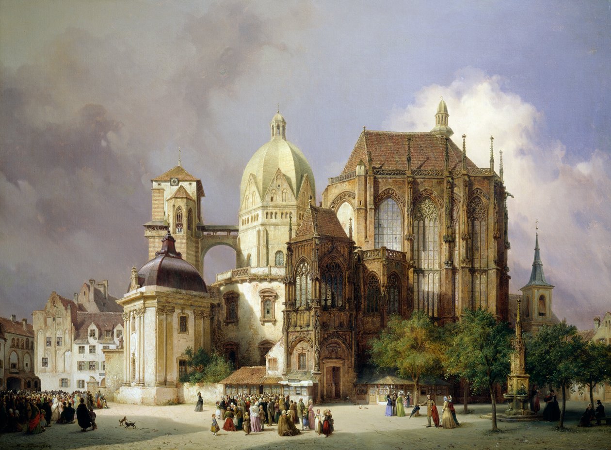 Aachen cathedral by Michael Neher