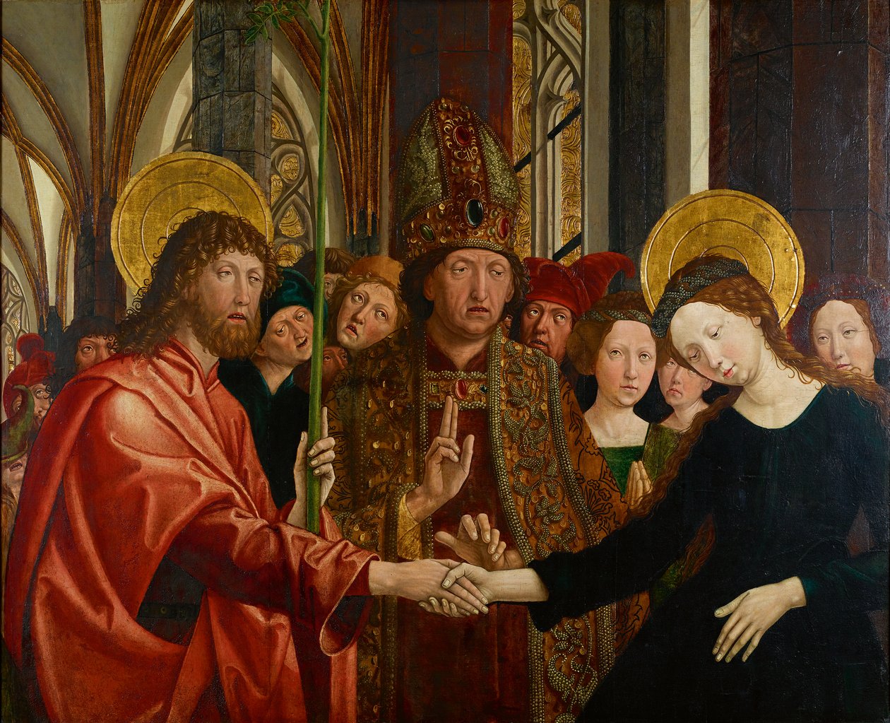 Marriage of Mary by Michael Pacher