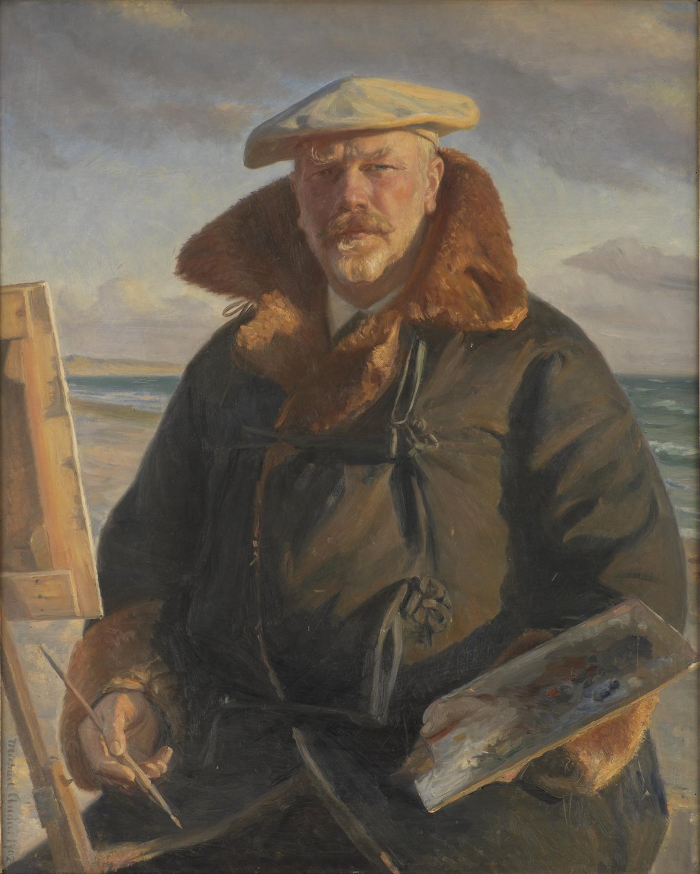 Self-portrait by Michael Peter Ancher