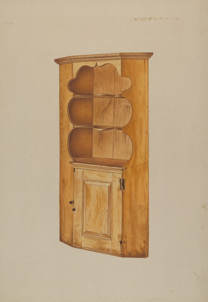 Corner Cupboard by Michael Riccitelli