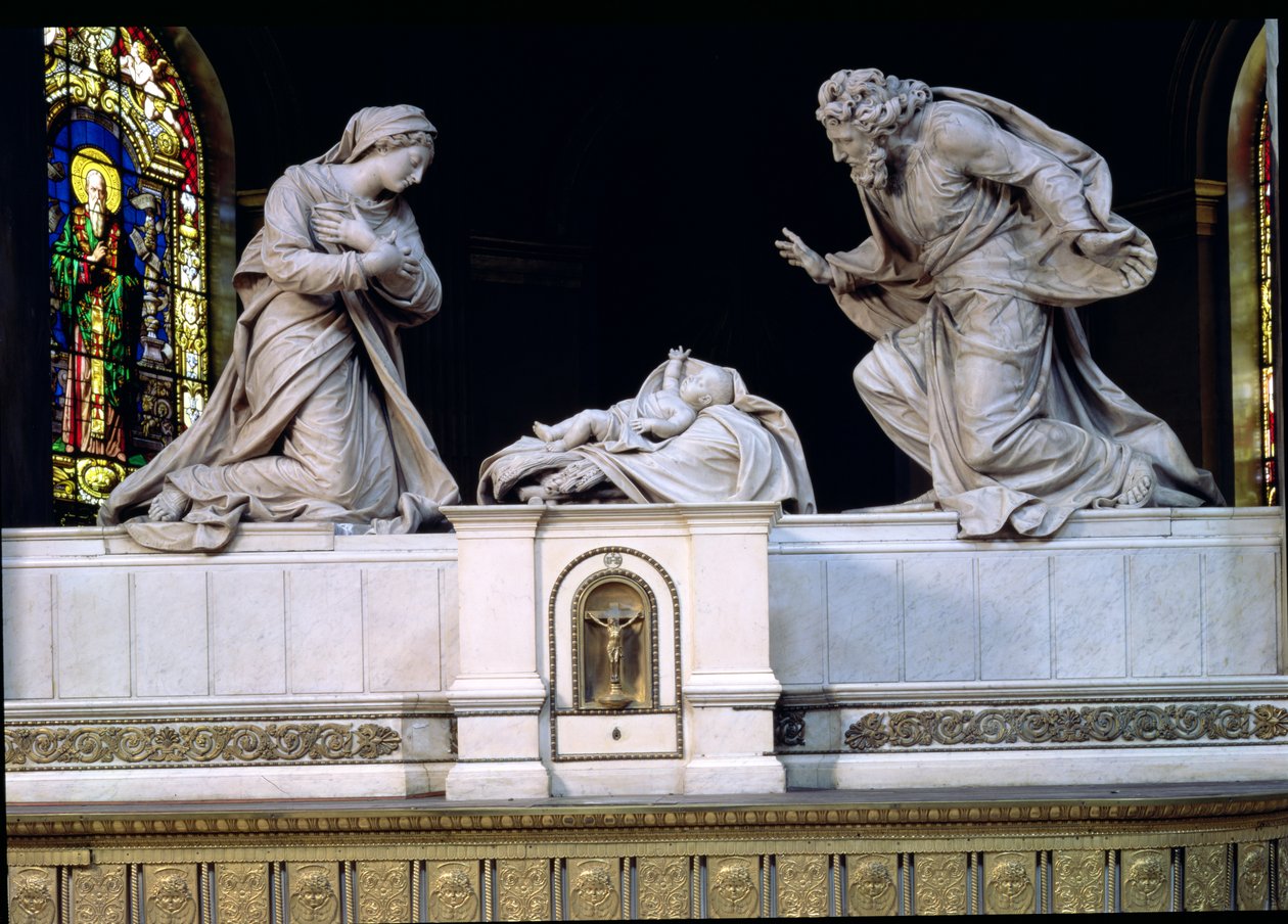 Nativity by Michel Anguier