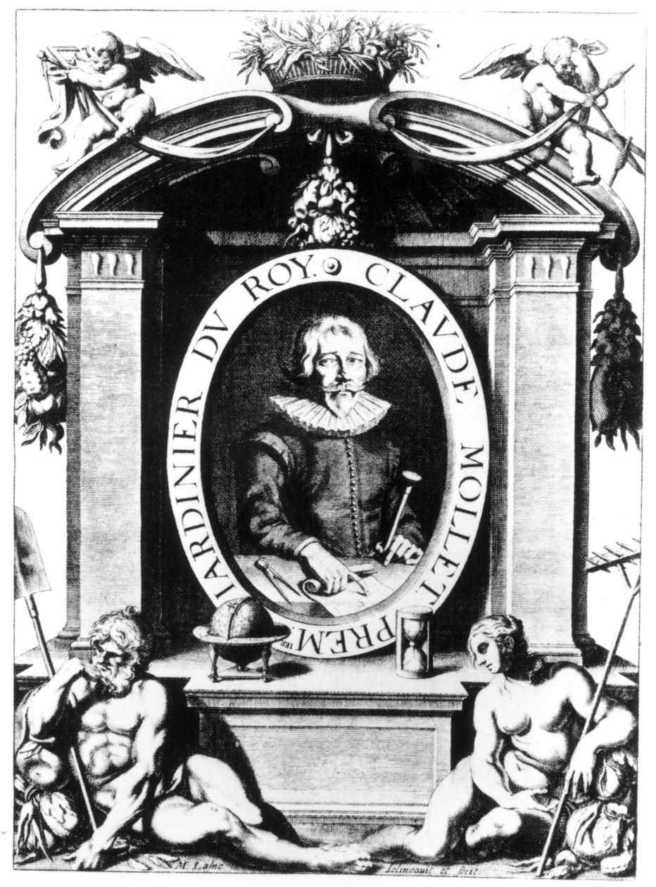 Portrait of Claude Mollet, Frontispiece to 