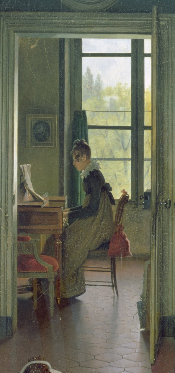 Interior of a Dining Room (detail) by Michel Martin Drolling
