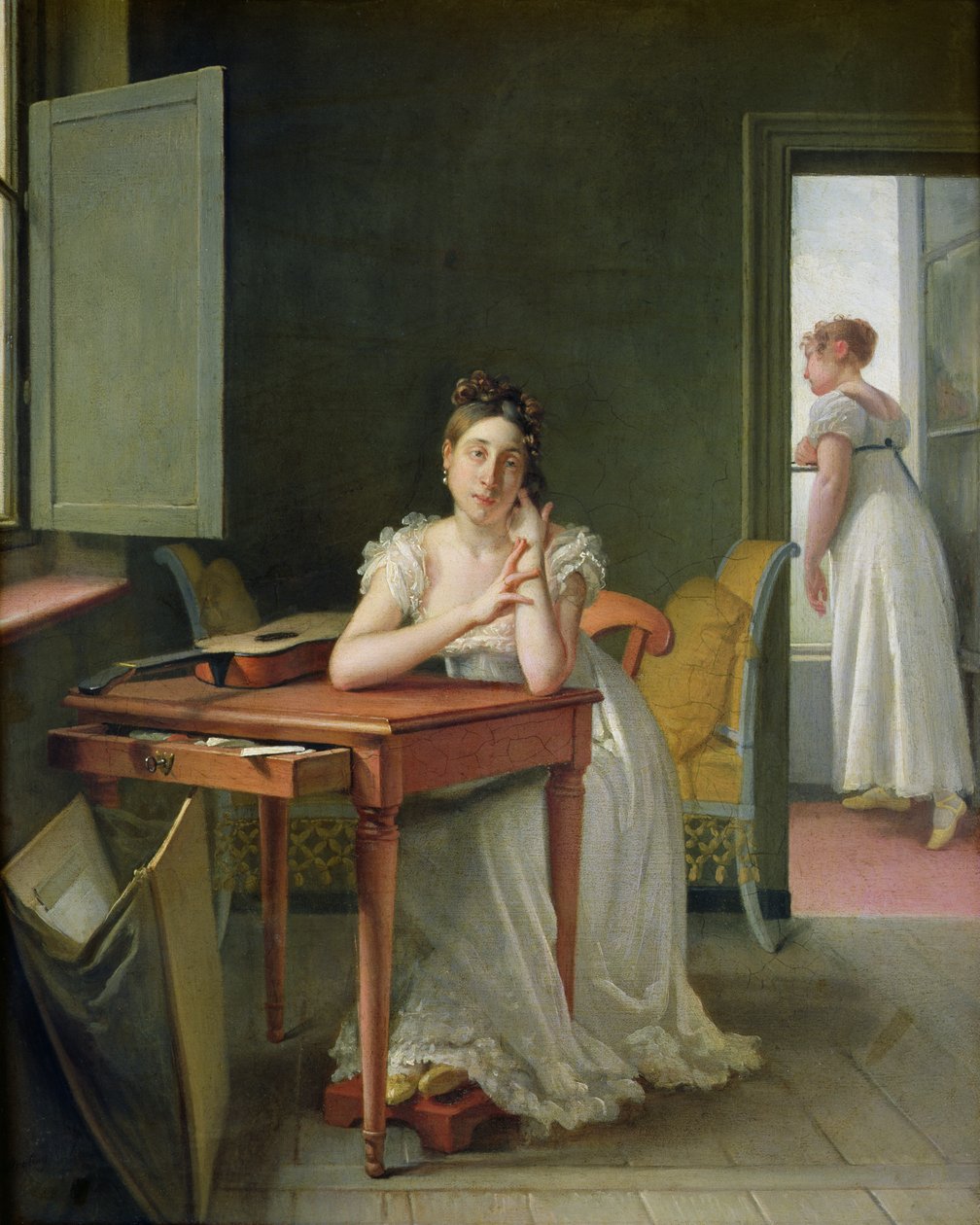 Portrait of Marceline Desbordes-Valmore by Michel Martin Drolling