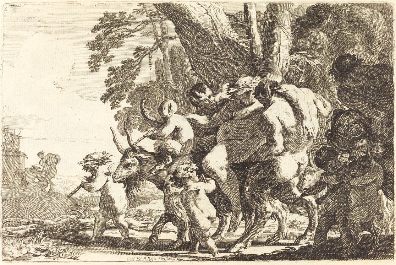 Drunken Silenus by Michel Dorigny