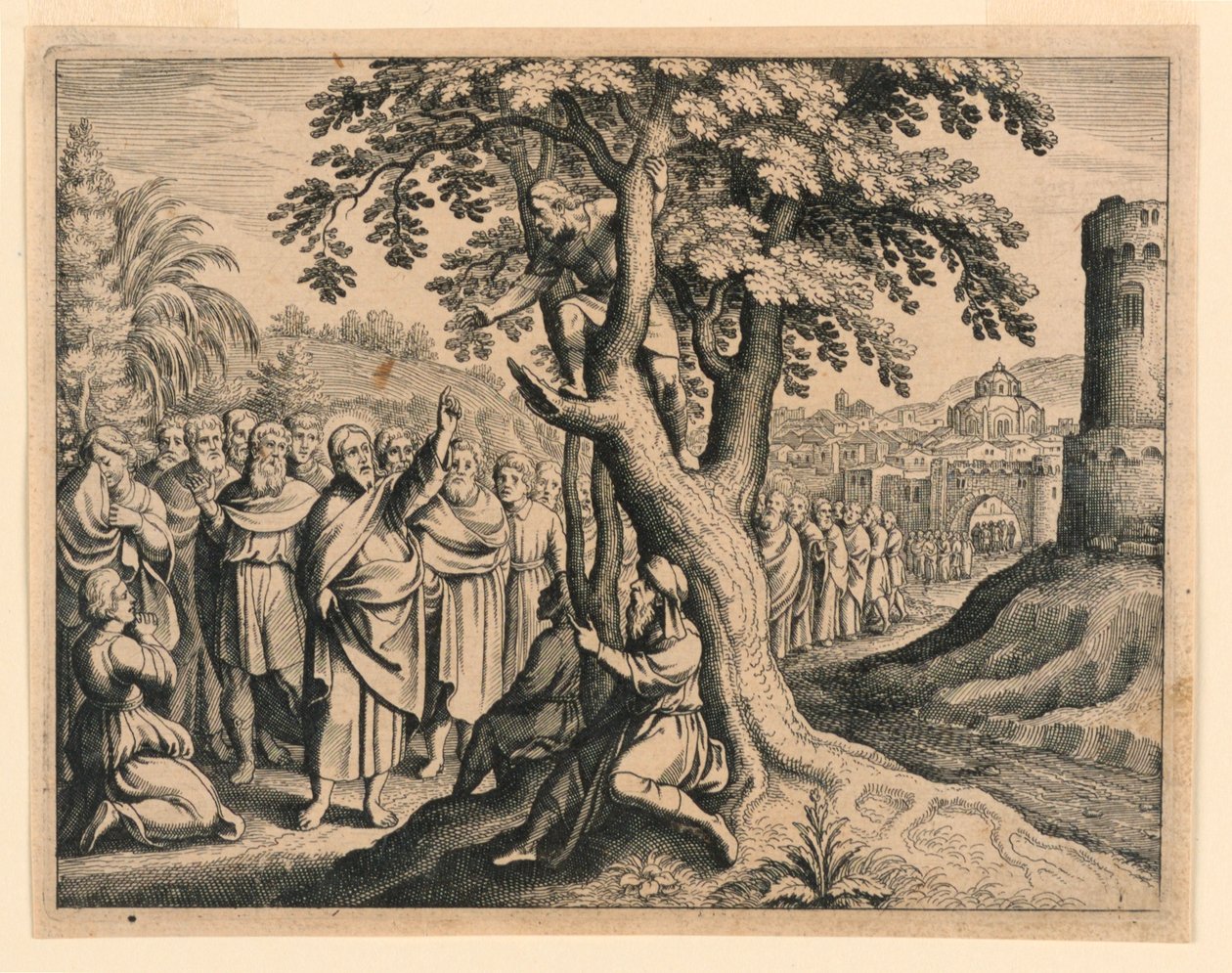 Zacchaeus the Publican by Michel Lasne