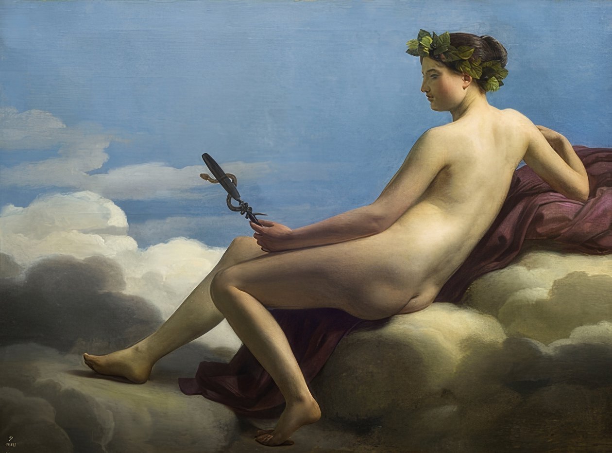 Allegory of Prudence. 1823 by Michel Martin Drolling