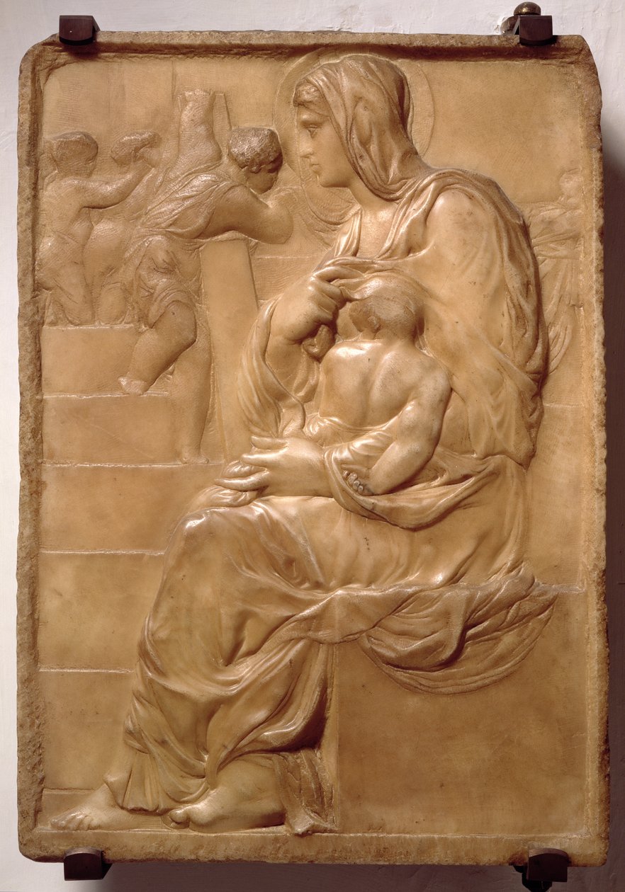 Madonna of the Stairs by Michelangelo Buonarroti