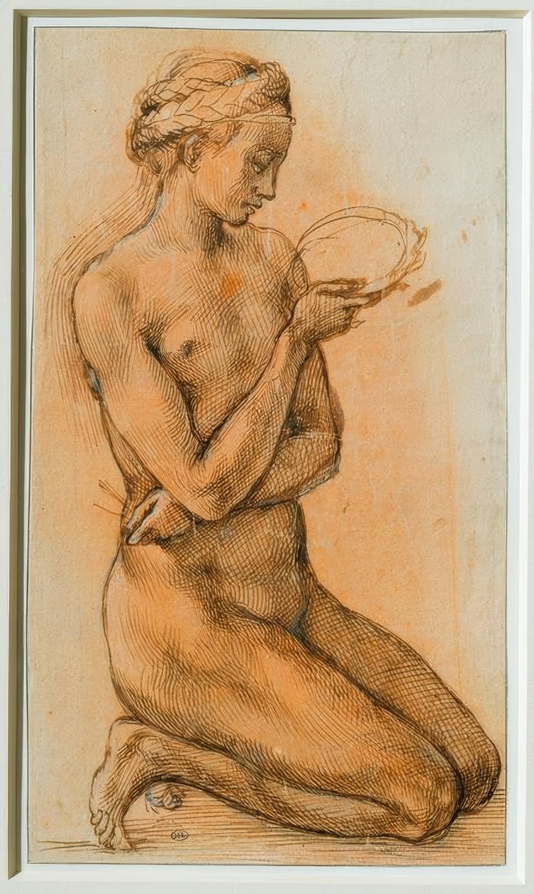 Mary Magdalene Contemplating the Crown of Thorns by Michelangelo Buonarroti