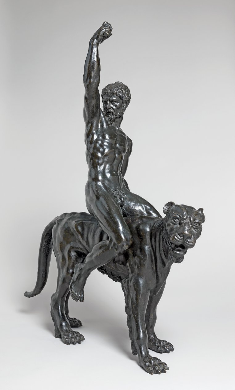 Nude Bacchants Riding Panthers by Michelangelo Buonarroti